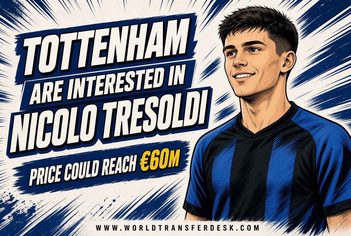 Nicolò Tresoldi linked with Tottenham Hotspur amid reports of a €60 million transfer valuation.