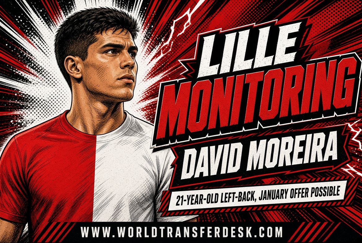 Gil Vicente left-back David Moreira, who is reportedly attracting interest from Lille ahead of the January transfer window.